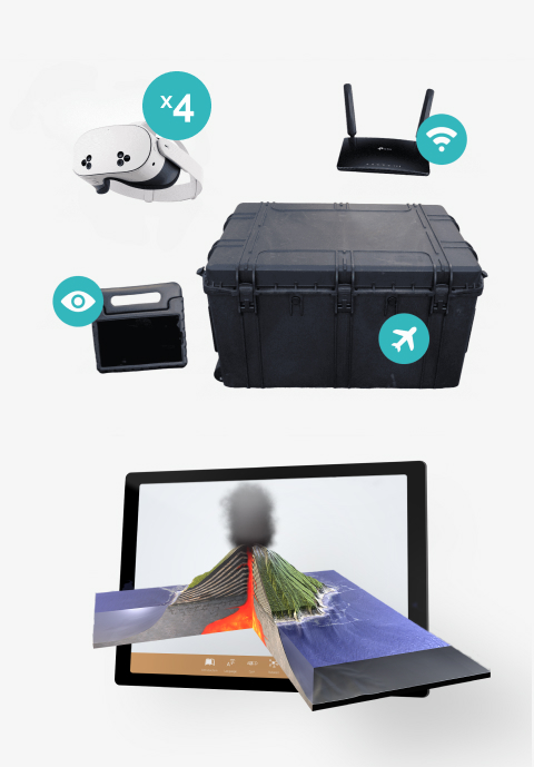 Zestaw edukacyjny VR <br />– Meta 3S (4 sztuki)