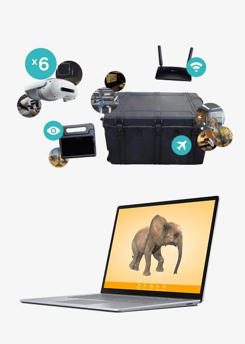 Zestaw VR PICO NEO 3 dla 6 użytkowników <br />z aplikacją Corinth 3D