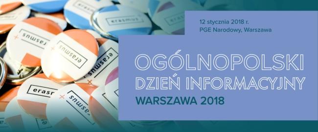 Ogólnopolski Dzień Informacyjny Programu Erasmus+