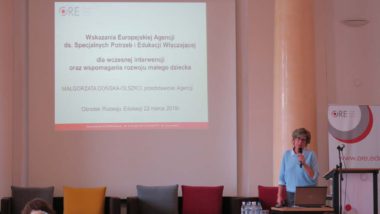 Małgorzata Dońska-Olszko-Przedstawiciel Europejskiej Agencji ds. Specjalnych Potrzeb i Edukacji Włączającej