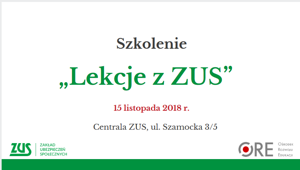 Szkolenie „Lekcje z ZUS”