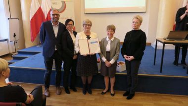 wręczenie Krajowego Certyfikatu laureatom