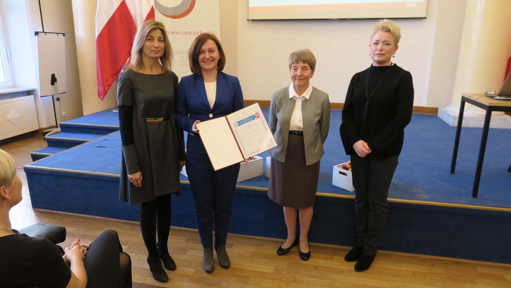 Wręczenie Krajowych Certyfikatów „Szkoła Promująca Zdrowie”