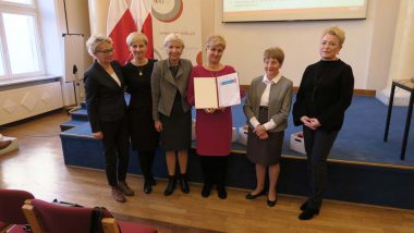 wręczenie Krajowego Certyfikatu laureatom