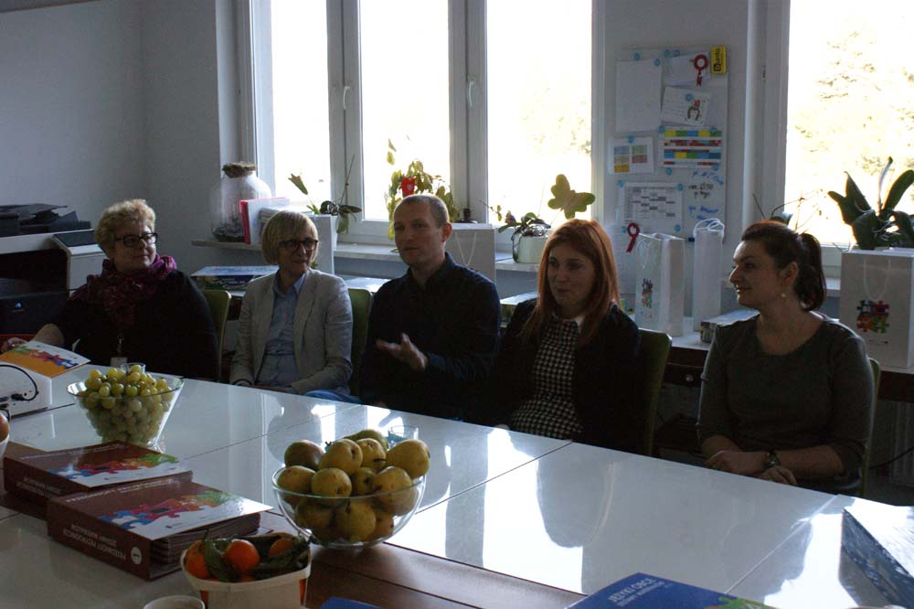 Przedstawiciele Komisji Europejskiej w Szkole No Bell