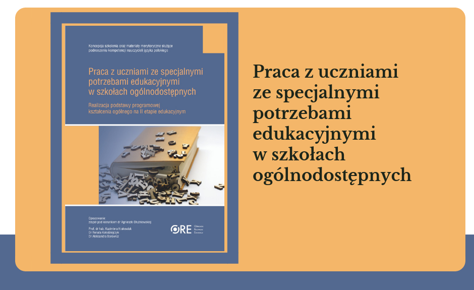 Koncepcja szkolenia oraz materiały merytoryczne służące podnoszeniu kompetencji nauczycieli języka polskiego