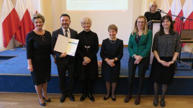 wręczenie Krajowego Certyfikatu laureatom