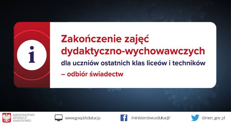 Odbiór świadectw przez absolwentów liceów ogólnokształcących i techników