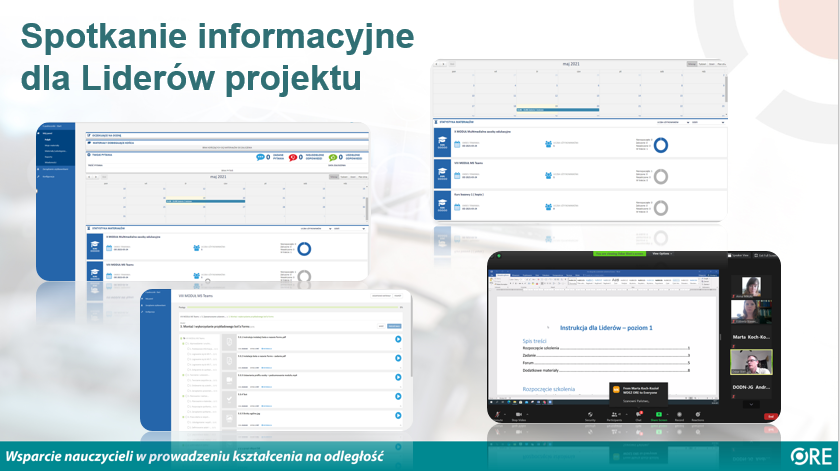 Spotkanie informacyjne dla Liderów projektu