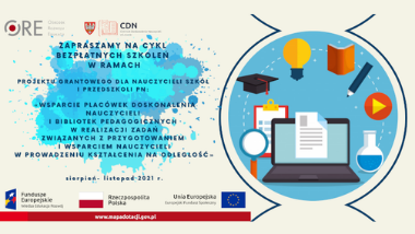 CDN w Lesznie. Bezpłatne szkolenia dla nauczycieli szkół i przedszkoli