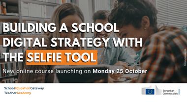 Zaproszenie na kurs „Budowanie strategii cyfrowej szkoły za pomocą narzędzia SELFIE”