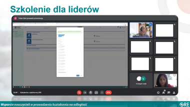 Szkolenie dla liderów z funkcjonalności Zintegrowanej Platformy Edukacyjnej