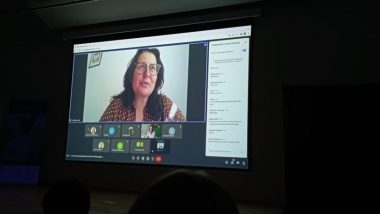 Wystąpienie online Elżbiety Neroj Zastępcy Dyrektora Departamentu Wychowania i Edukacji Włączającej Ministerstwa Edukacji i Nauki podczas konferencji w Sosnowcu.