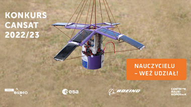 CanSat 2022/2023 – konkurs dla nauczycieli i uczniów szkół ponadpodstawowych