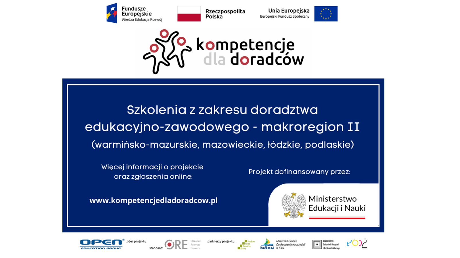 Szkolenie z zakresu doradztwa edukacyjno-zawodowego – makroregion II