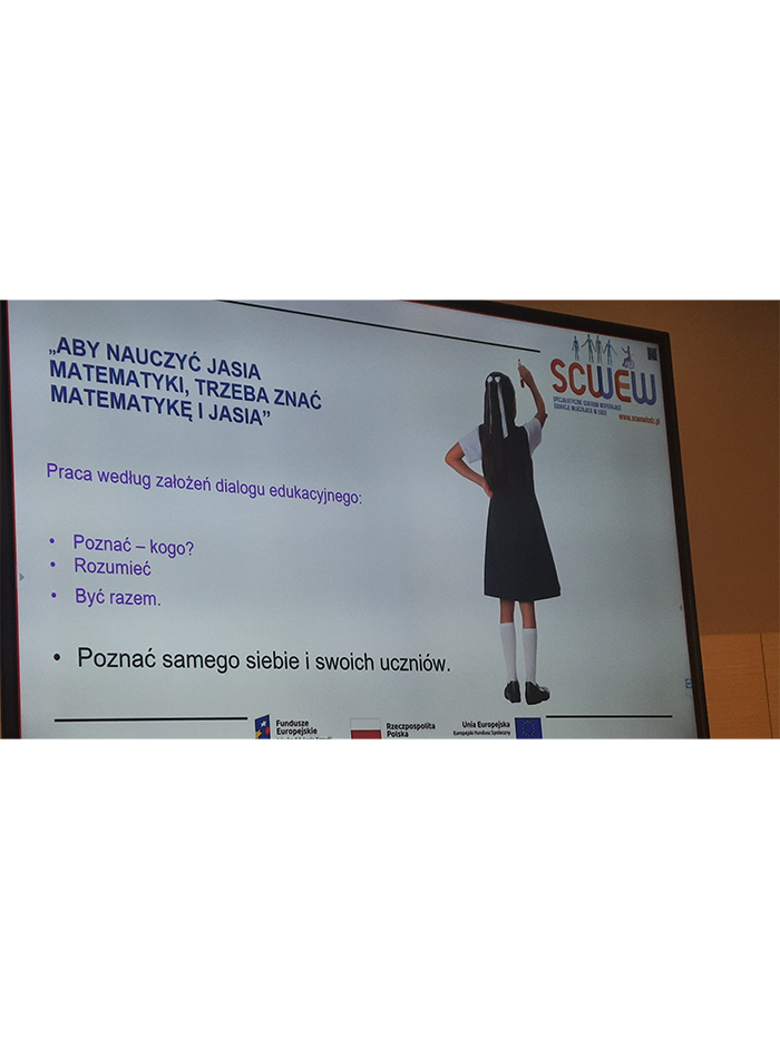 SCWEW Łódź - konferencja. Slajd z prezentacji.