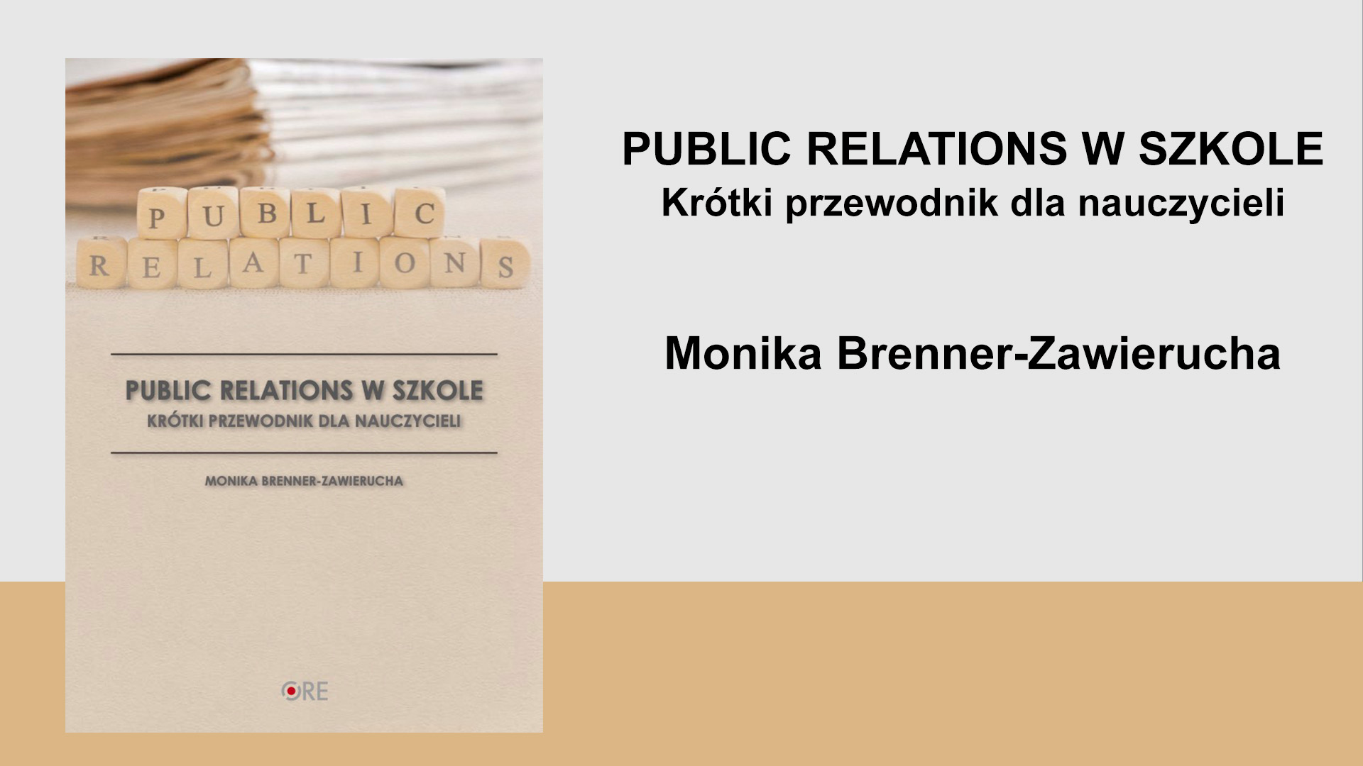 Public relations w szkole. Krótki przewodnik dla nauczycieli