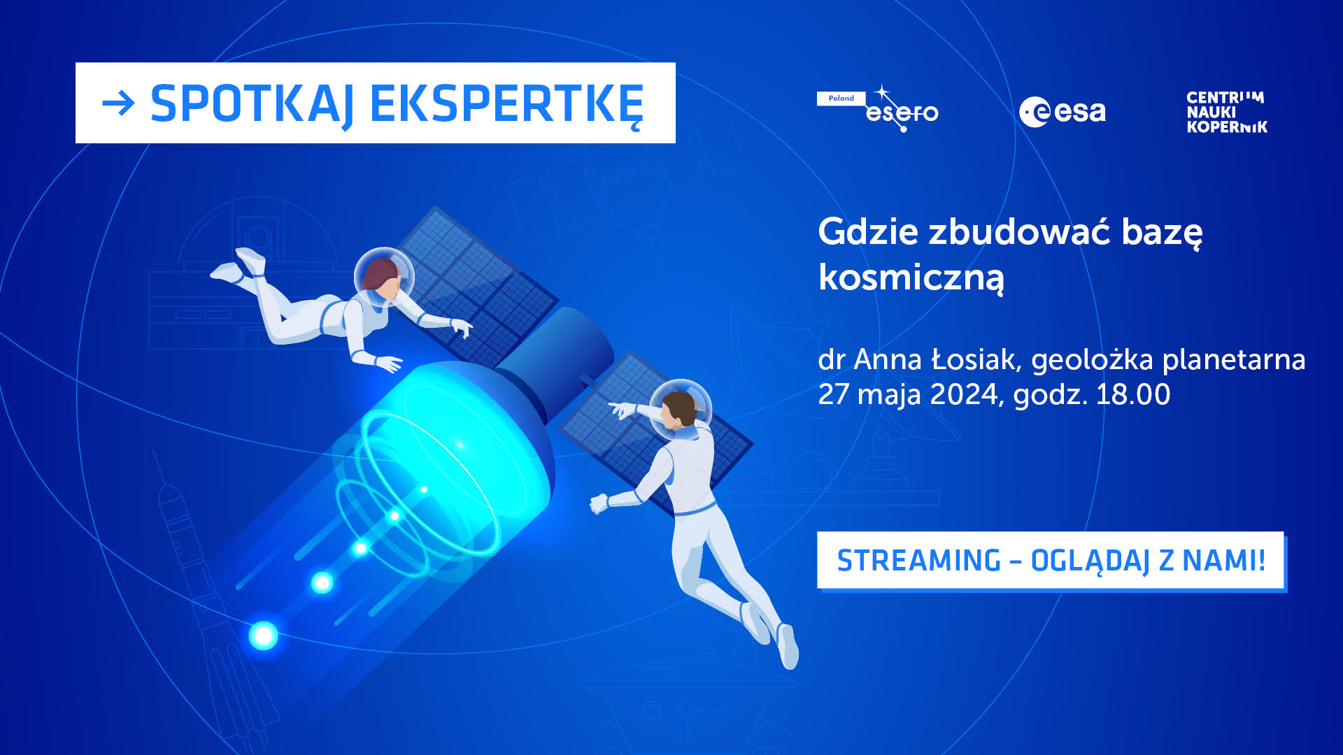 Bezpłatne webinarium z dr Anną Łosiak, geolożką planetarną z Instytutu Nauk Geologicznych PAN