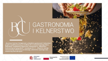 Panel dyskusyjny w dziedzinie gastronomii i kelnerstwa Branżowego Centrum Umiejętności w Tarnowie