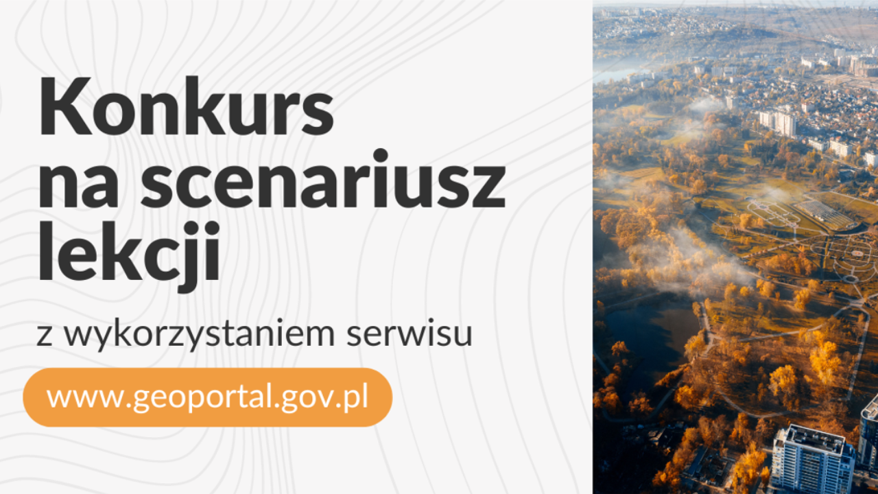 Konkurs Głównego Urzędu Geodezji i Kartografii na scenariusz lekcji