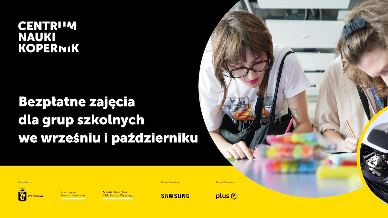 Bezpłatne zajęcia dla szkół w Koperniku