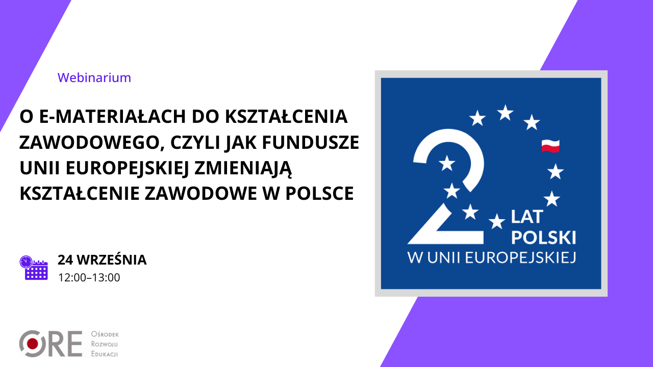 Zapraszamy na bezpłatne webinarium dotyczące e-materiałów