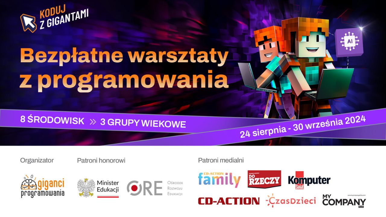 Warsztaty z programowania „Koduj z Gigantami”
