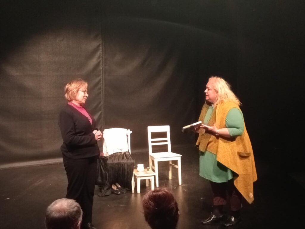 Trudno było nam się rozstać z Teatrem Korez w Katowicach (na zdjęciu: Marzena Murawska i Anna Morajko-Fornal)