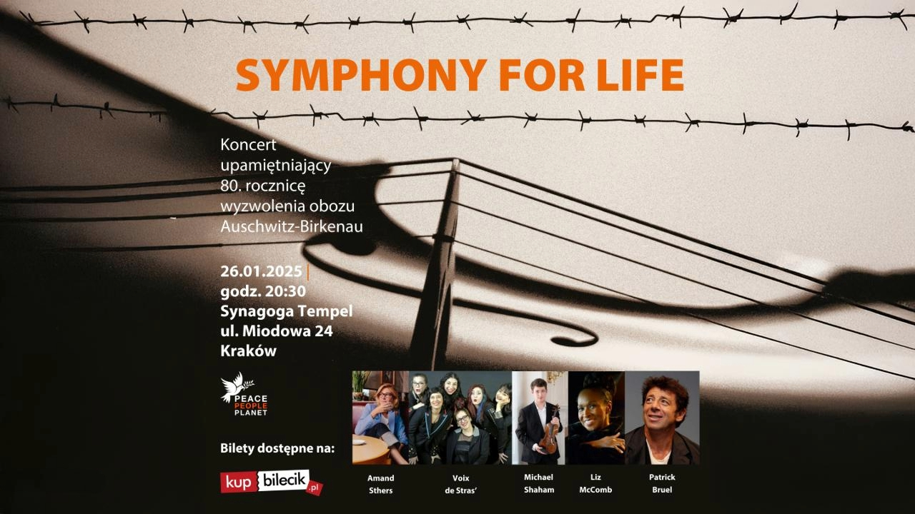 80. rocznica wyzwolenia Auschwitz – koncert Symphony for life