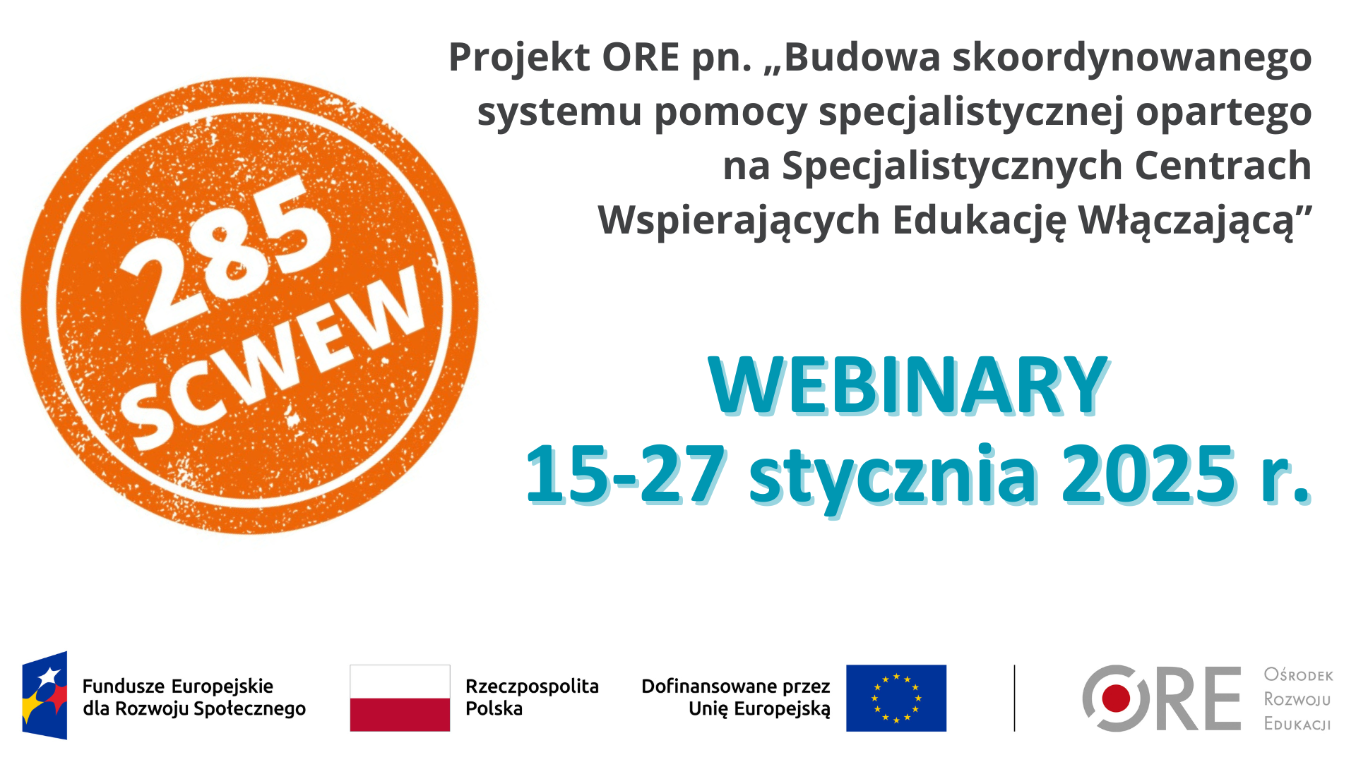 Cykl webinariów przygotowujących do utworzenia SCWEW