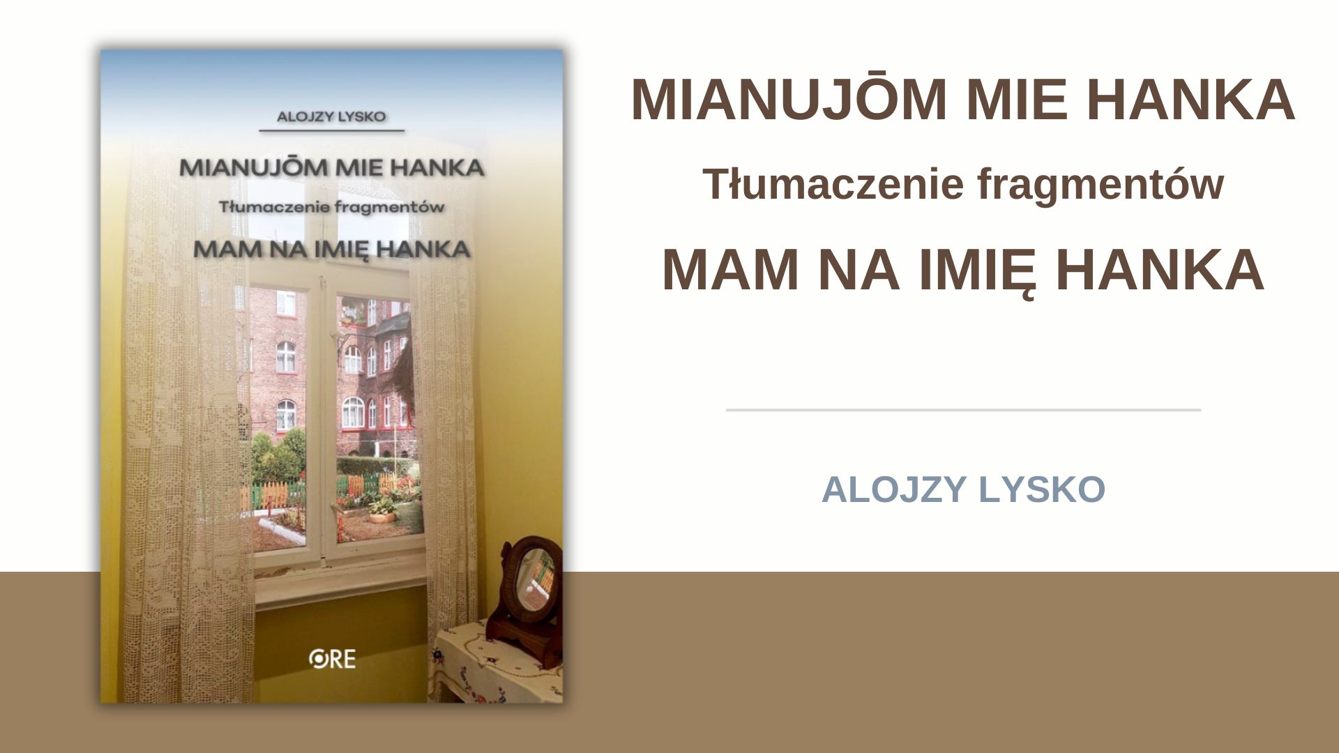 „Mianujom mie Hanka” Alojzego Lyski – tłumaczenie fragmentów