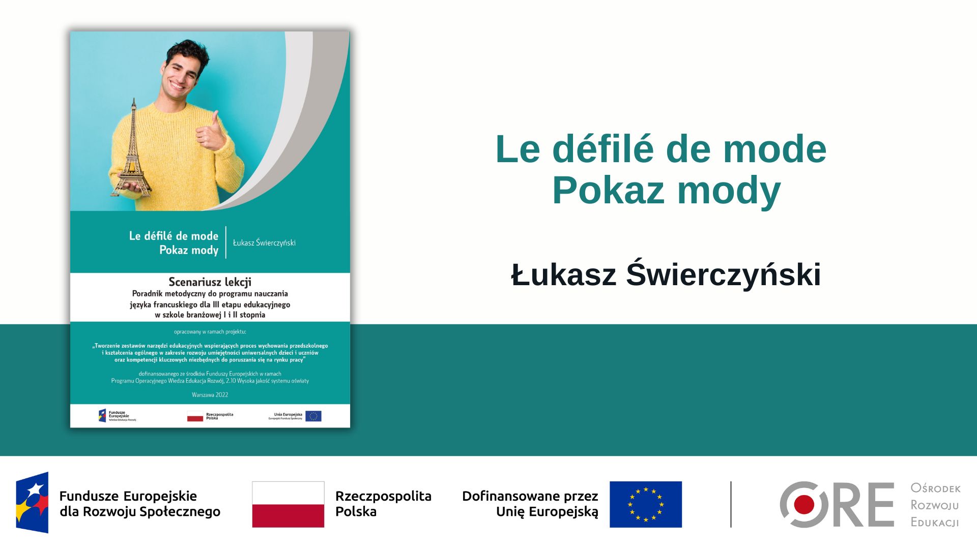 Pokaz mody na&nbsp;powitanie wiosny (Metodyczne inspiracje z&nbsp;wykorzystaniem Zestawów Narzędzi Edukacyjnych)