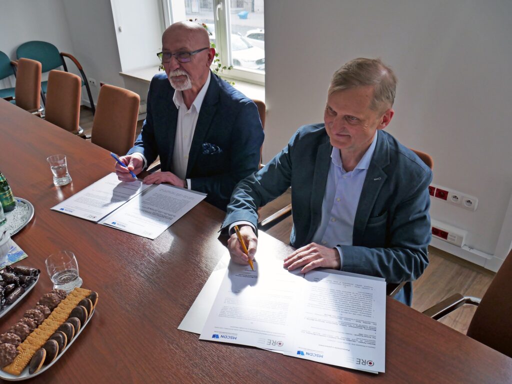 Jarosław Zaroń (Dyrektor Mazowieckiego Samorządowego Centrum Doskonalenia Nauczycieli), Andrzej Suchenek (Dyrektor Ośrodka Rozwoju Edukacji)