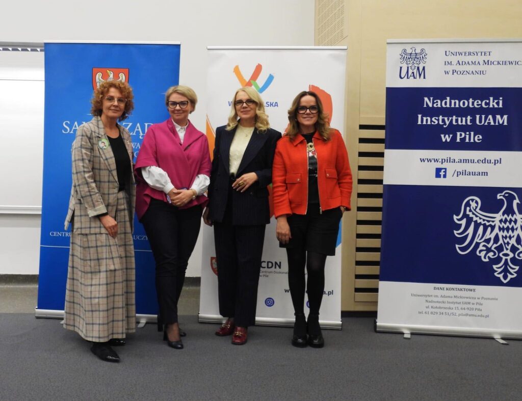 Organizatorki konferencji i prelegentki, od lewej: Małgorzata Wucens, Beata Walczak, Jolanta Majkowska, Zyta Czechowska