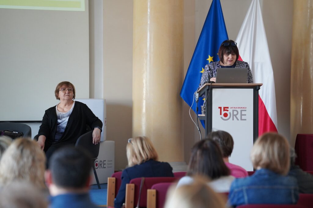 Prof. Aldona Skudrzyk oraz dr hab. Danuta Krzyżyk