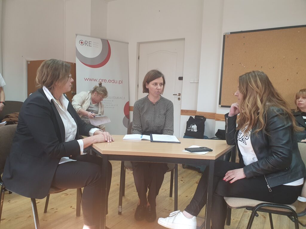 Uczestnicy warsztatów podczas ćwiczeń praktycznych – grupowych i indywidualnych