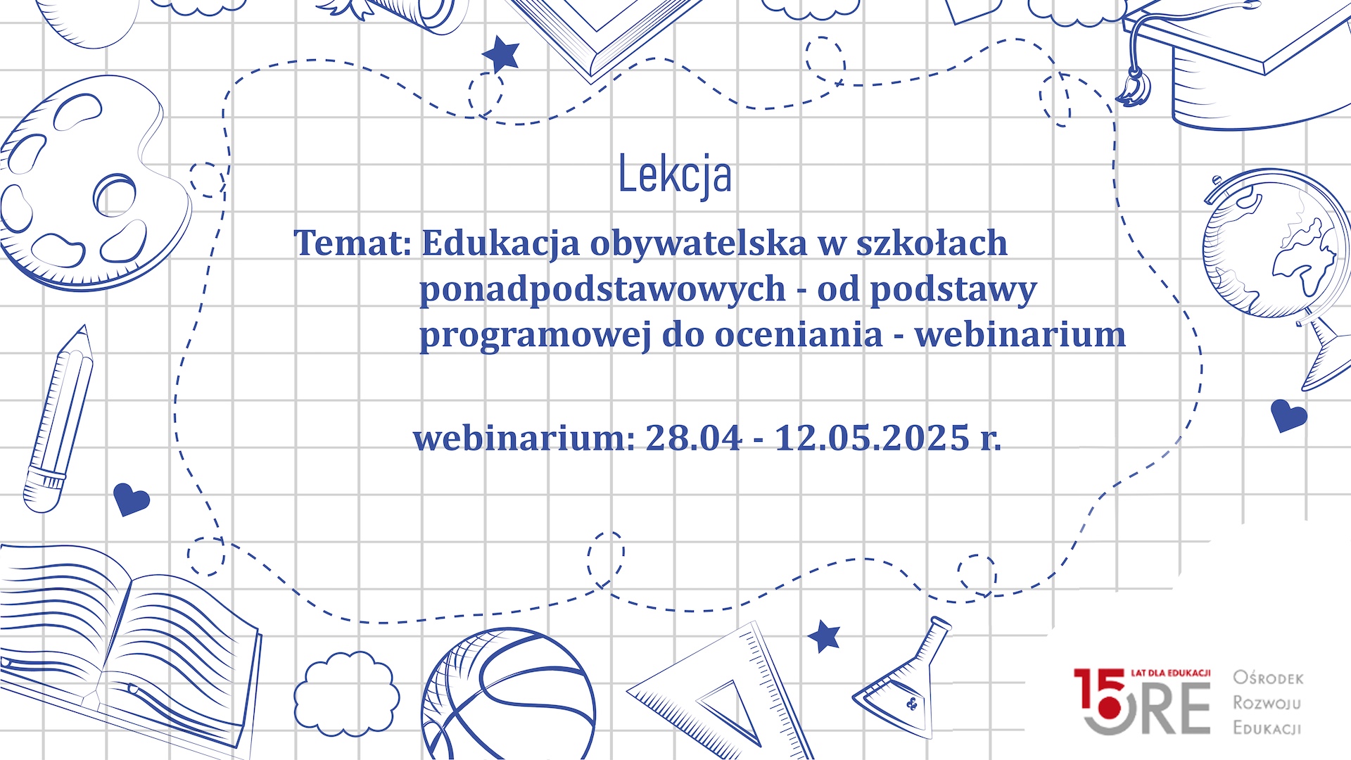 Webinarium „Edukacja obywatelska w szkołach ponadpodstawowych”