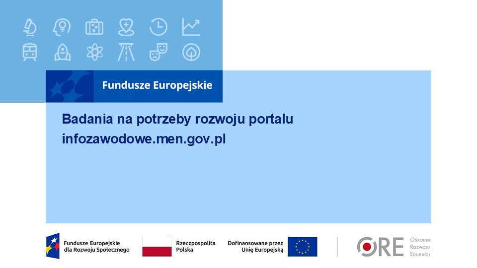 Prezentacja wyników badań – kolejny krok w rozwoju portalu infozawodowe.men.gov.pl