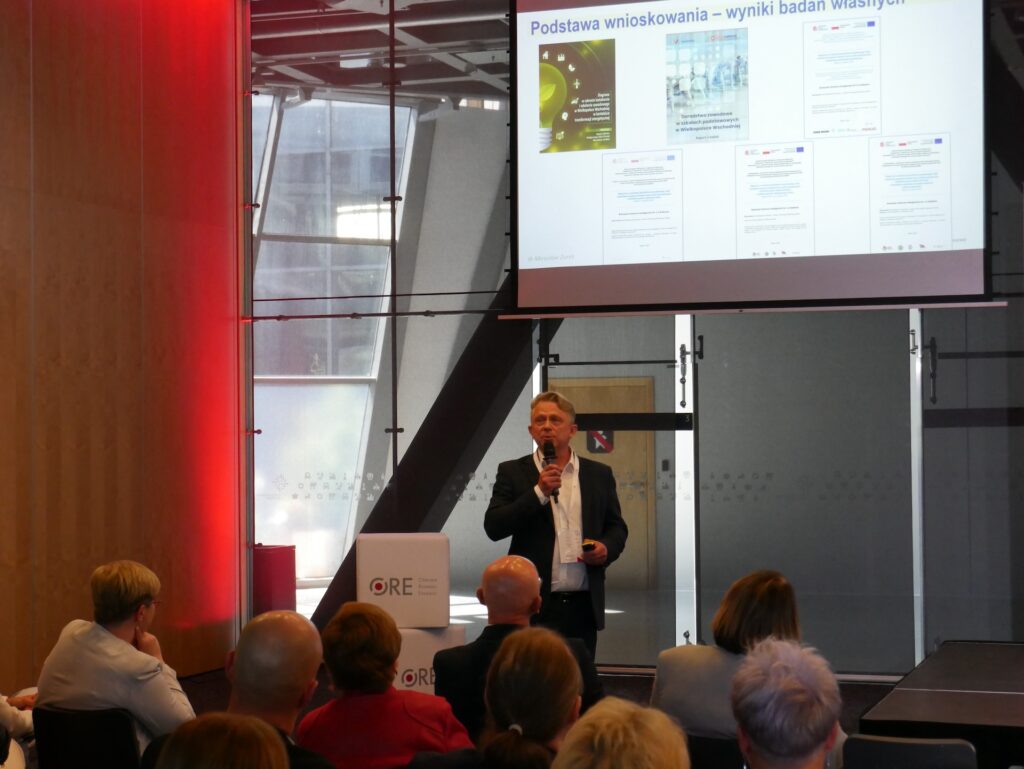 Wystąpienie dr Mirosława Żurka z Sieci Badawczej Łukasiewicz