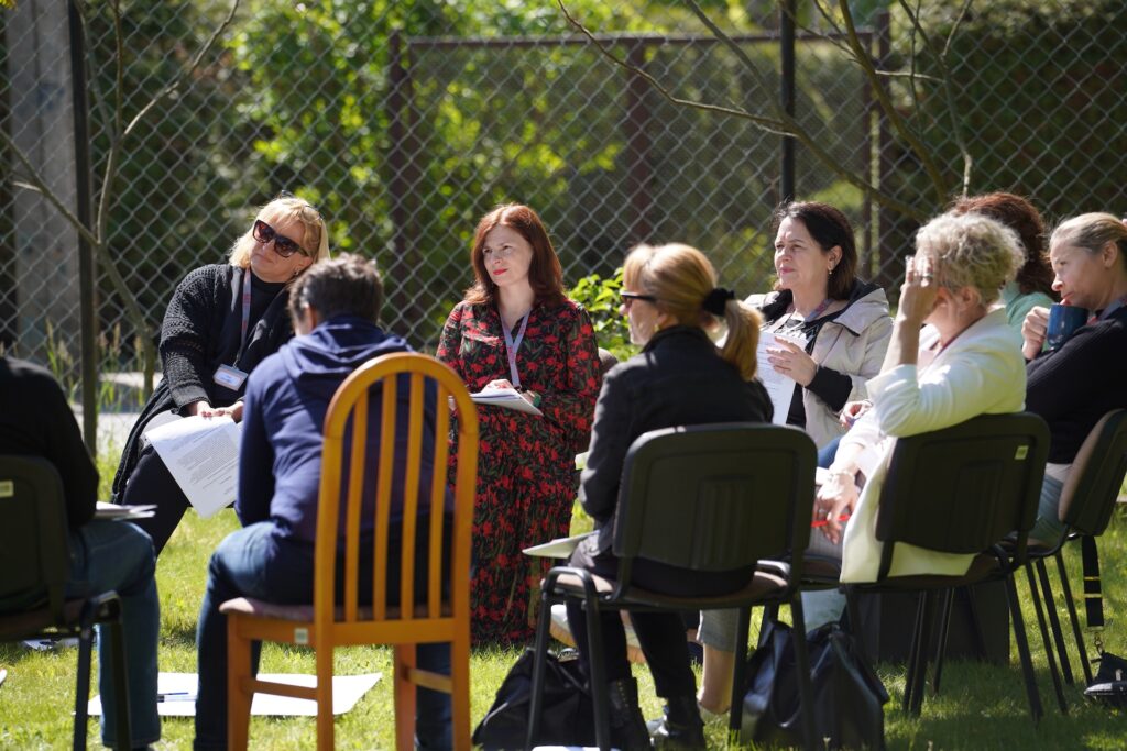 Uczestnicy szkolenia podczas zajęć