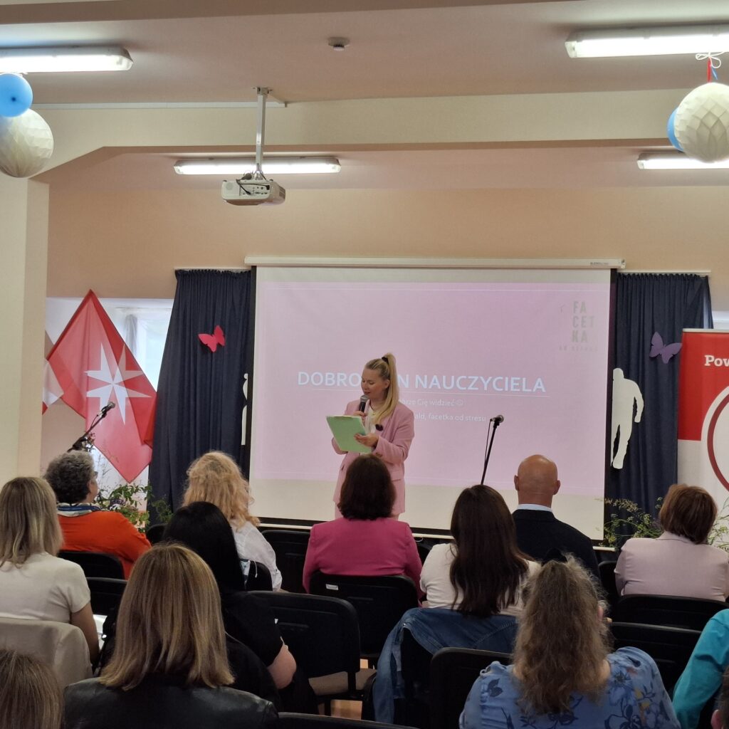 Wystąpienie Agnieszki Ewald „Dobrostan nauczyciela”