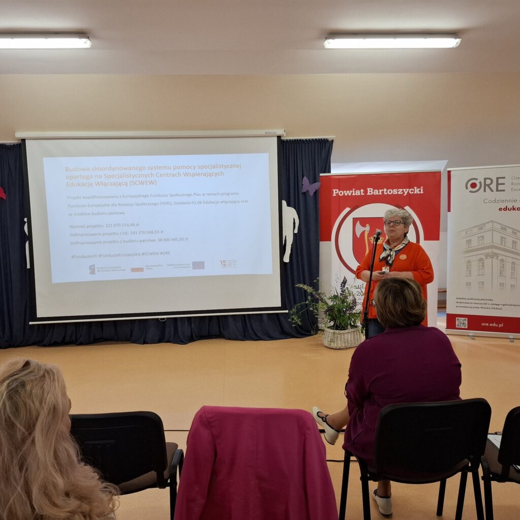 Wystąpienie kierownik projektu specjalistycznych centrów Agnieszki Pietryki