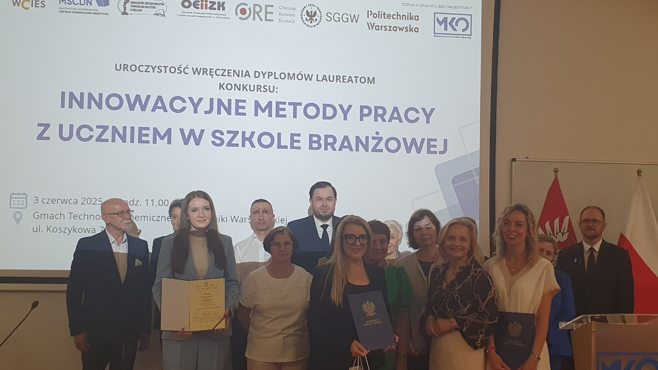 Konkurs „Innowacyjne metody pracy z uczniem w szkole branżowej”