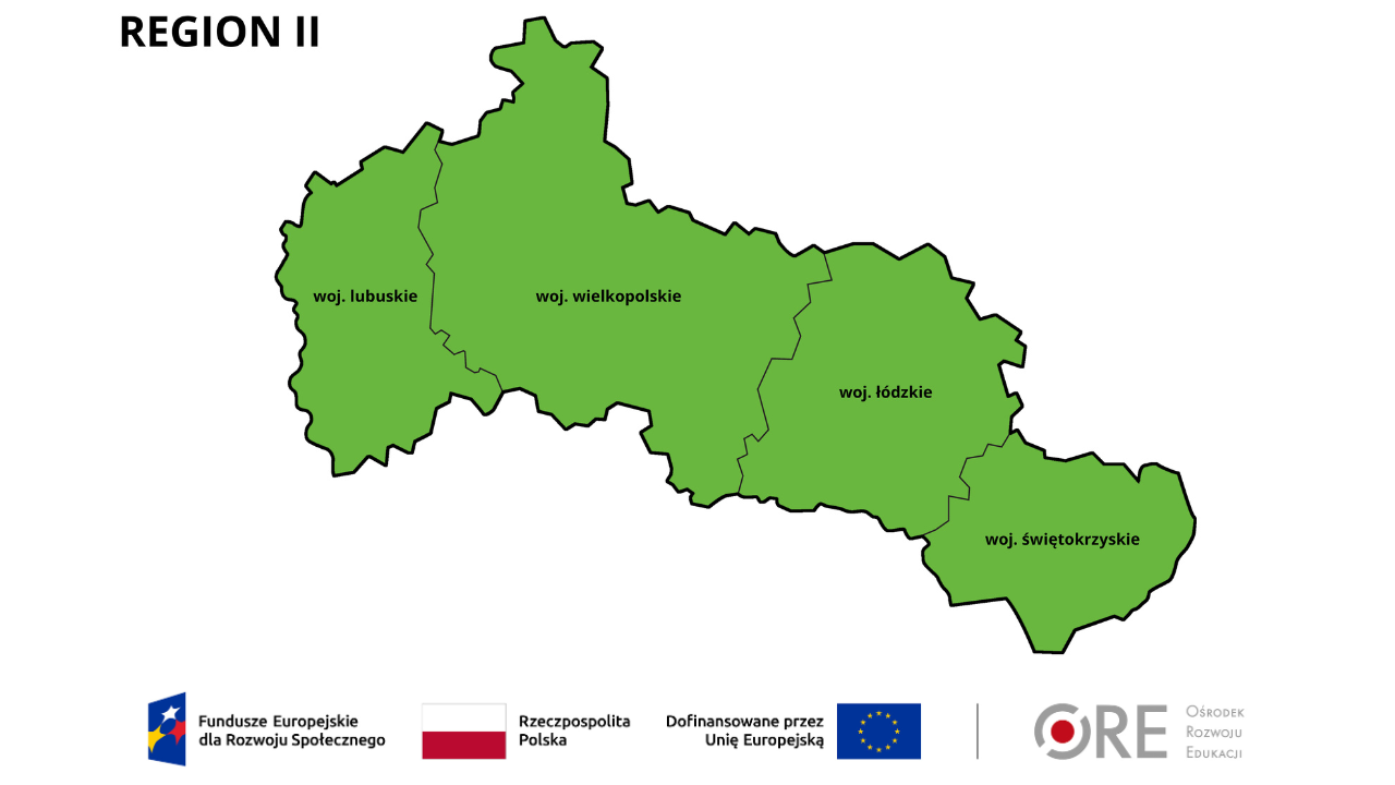 Specjalistyczne centra – region II