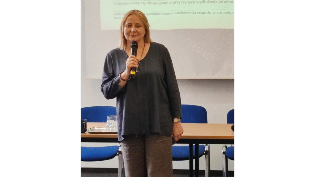 Oficjalne otwarcie spotkania przez wicedyrektor ORE Marzennę Habib