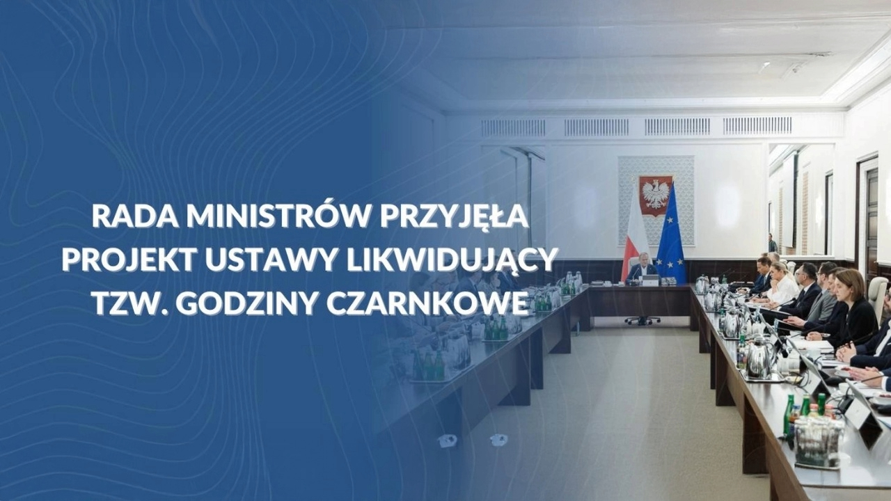 Rada Ministrów przyjęła projekt ustawy likwidujący tzw. godziny czarnkowe
