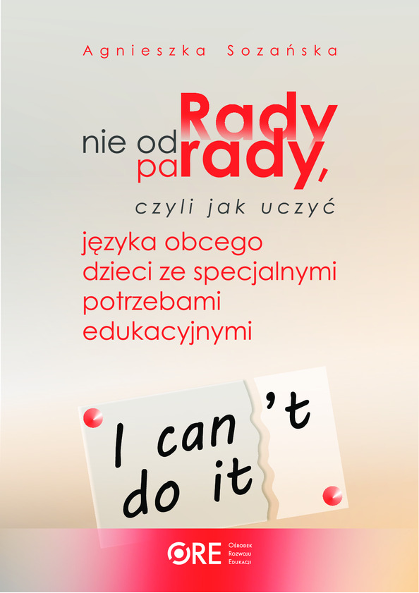 Nauka języka obcego dzieci ze specjalnymi potrzebami edukacyjnymi