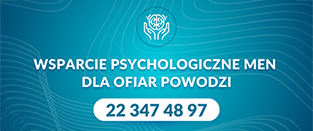 Wsparcie psychologiczne MEN dla ofiar powodzi