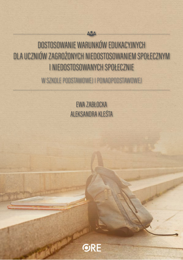 Dostosowanie warunków edukacyjnych dla uczniów zagrożonych niedostosowaniem społecznym i niedostosowanych społecznie w szkole podstawowej i ponadpodstawowej