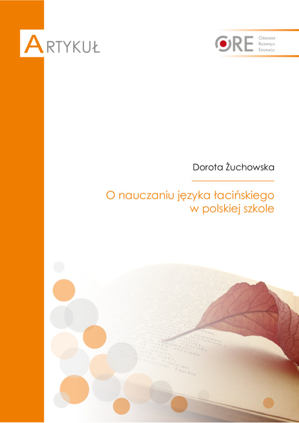 O nauczaniu języka łacińskiego w polskiej szkole